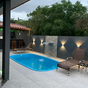 Casa De Temporada No Sul Da Ilha Com Piscina , Florianópolis Brasil